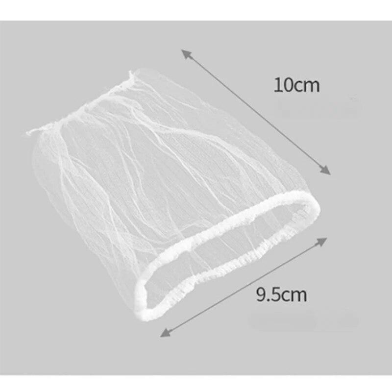 100 шт., одноразовый фильтр для раковины, кухонная канализационная сетка, фильтр-мешок для мусора, сито для раковины, аксессуары, ванная комната0, слив для волос, антиблокировочный