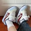 2025 Американский хай-стрит сине-красная цветовая схема обувь для хлеба женская ins тренд кампус стиль универсальная повседневная обувь обувь на толстой подошве
