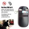Car Key Signal Blocker Case Fob Pouch RFID Signal Shielding Pocket Key Credit Card Organizer Remote Controller Storage Bag