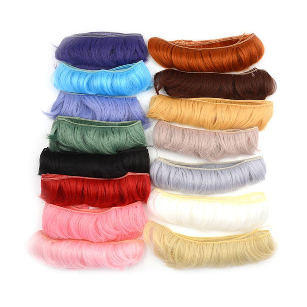 5CM Kids Gifts Accessories 1/6 1/4 1/3 Short Curly Wigs Toy Toupee Doll Fringe Hair Mini Tresses