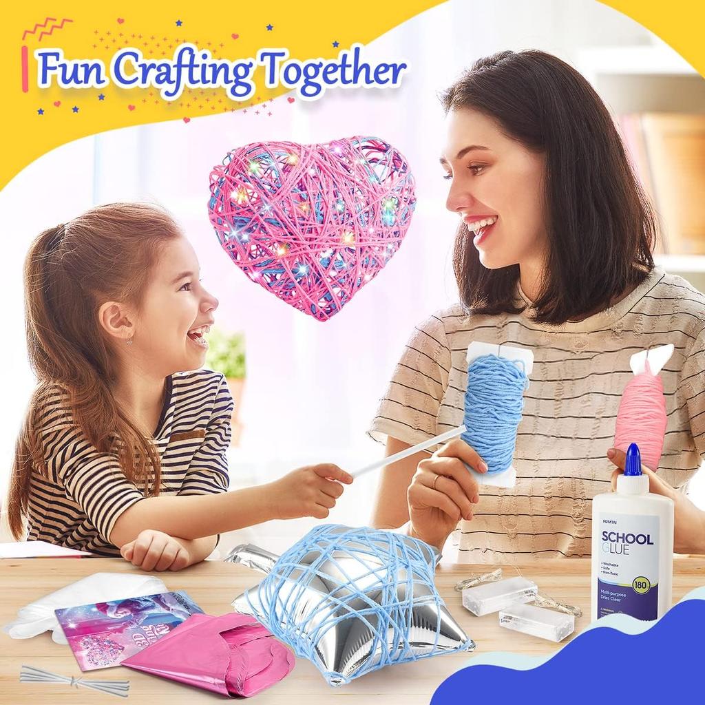 3D-ниточный художественный набор, набор для рукоделия, детские подарки для девочек для игр от 9 до 12 лет, фонари, украшения ручной работы