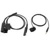 U94 PTT Adapter Cable Walkie Talkie Headset Adapter with Key Line Fit for UV XR UV 9R