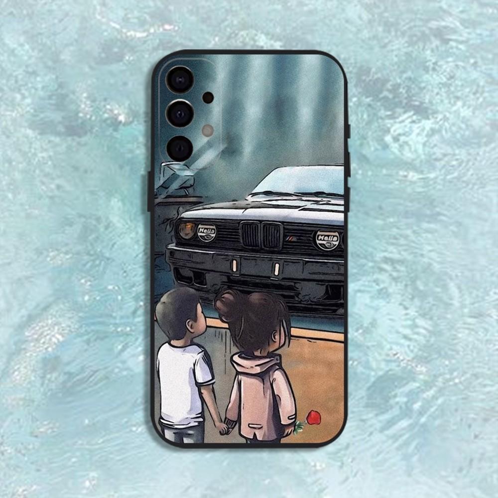 Чехол для телефона Car B- Bmwes-S E30 для Samsung S25, S24, S21, S22, S23, S30, Ultra, S20, Plus, Fe, Lite, Note, 10, 9, 5G Черный