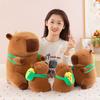 Fluffy Corn Capybara Plush Toy Corn Backpack Capybara Fluffty Doll Capybara Plush Toy  Home Decor