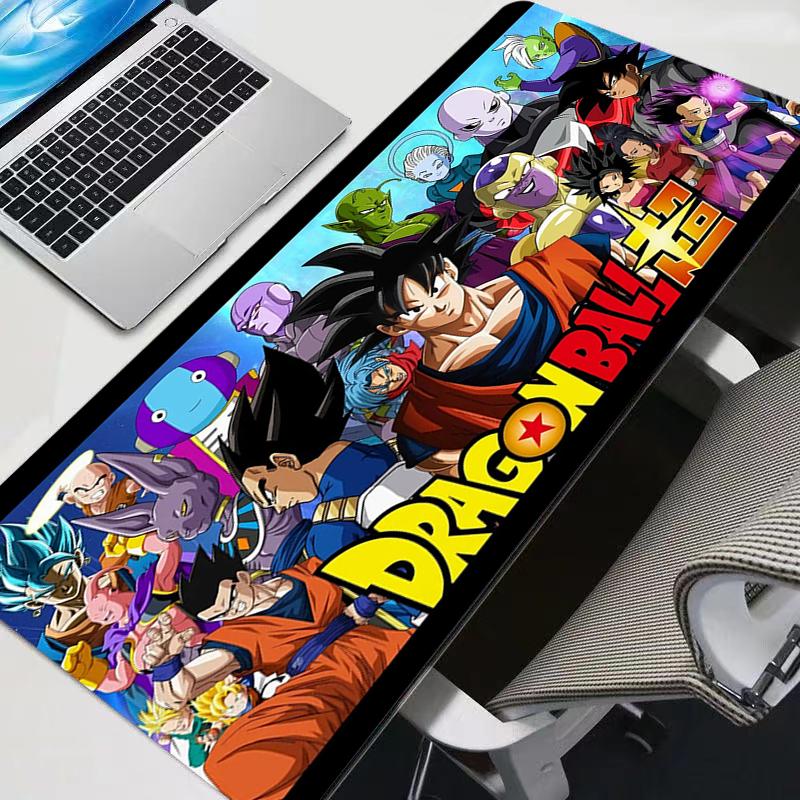 Dragon Ball Mouse Pad durable XL Lockedge Large Gaming Accessories Computer Gamer Keyboard Mouse Mat Desk Mousepad For Csgo