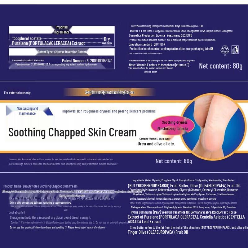 BEAUTY NOTES Крем для восстановления ног