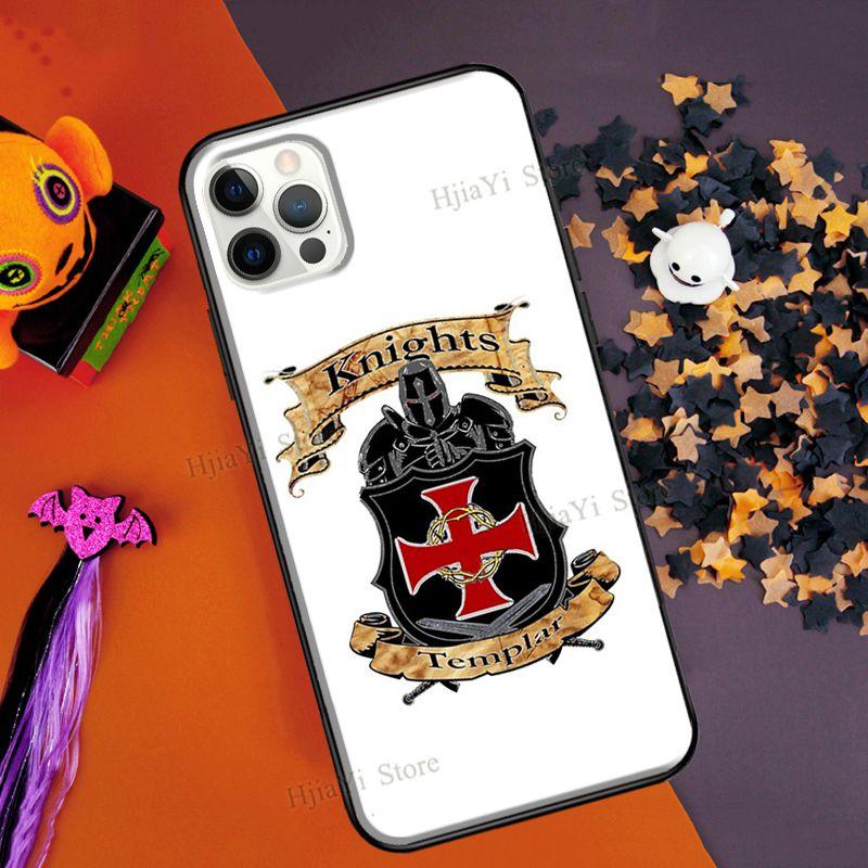 Герб Тамплиеров Для iPhone 13 12 mini 11 Pro Max Чехол Для iPhone XR X XS Max 6S 7 8 Plus SE 2020 Coque