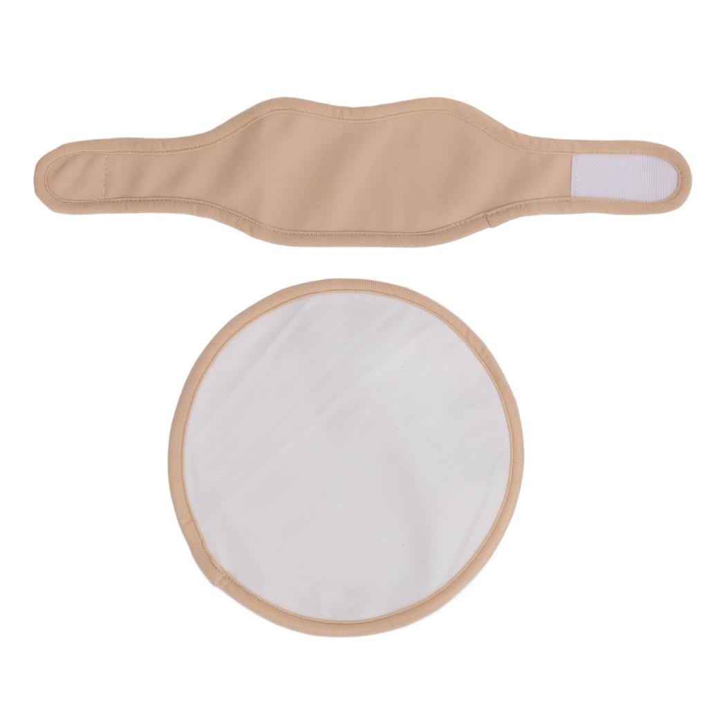 2pcs Castor Oil Packs Set Promote Sleep Hot Cold Compress Reusable Castor Oil Wrap for Chest Neck