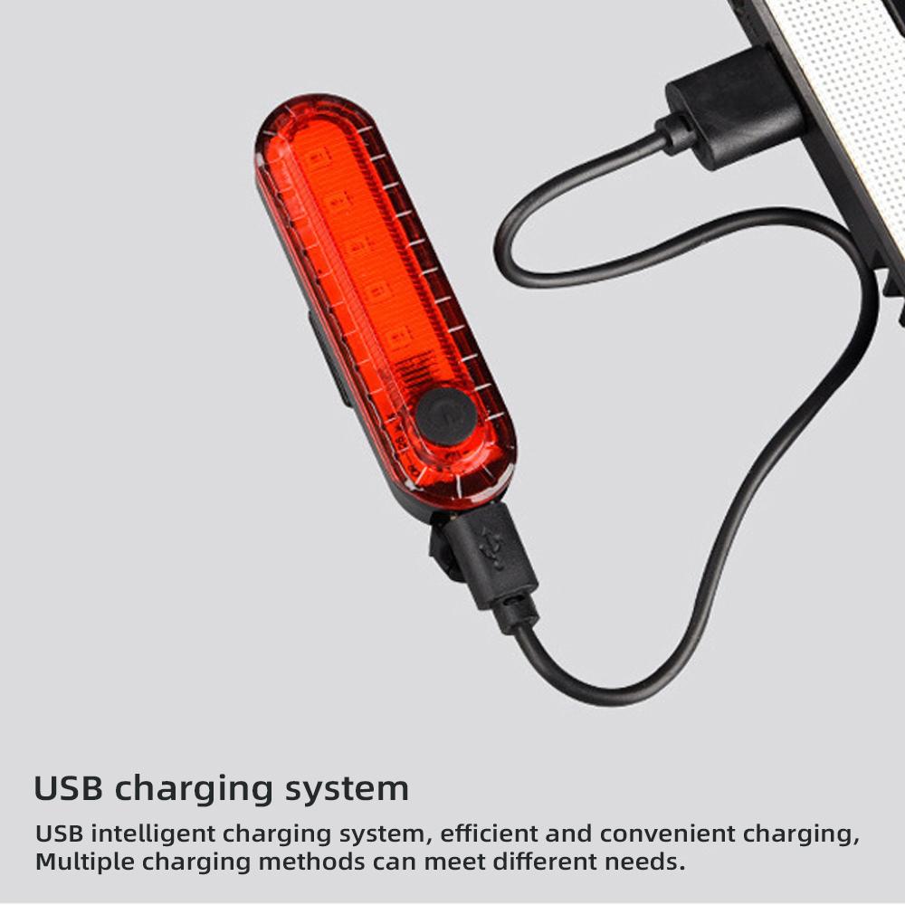 Задний фонарь для электровелосипеда Задний фонарь для велосипеда - Мигающий сигнальный фонарь для ночной езды