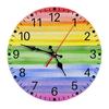 Современные настенные часы 10 дюймов в винтажном стиле с большими цифрами на батарейках, легко читаемые деревянные декоративные часы, товары для домашнего офиса