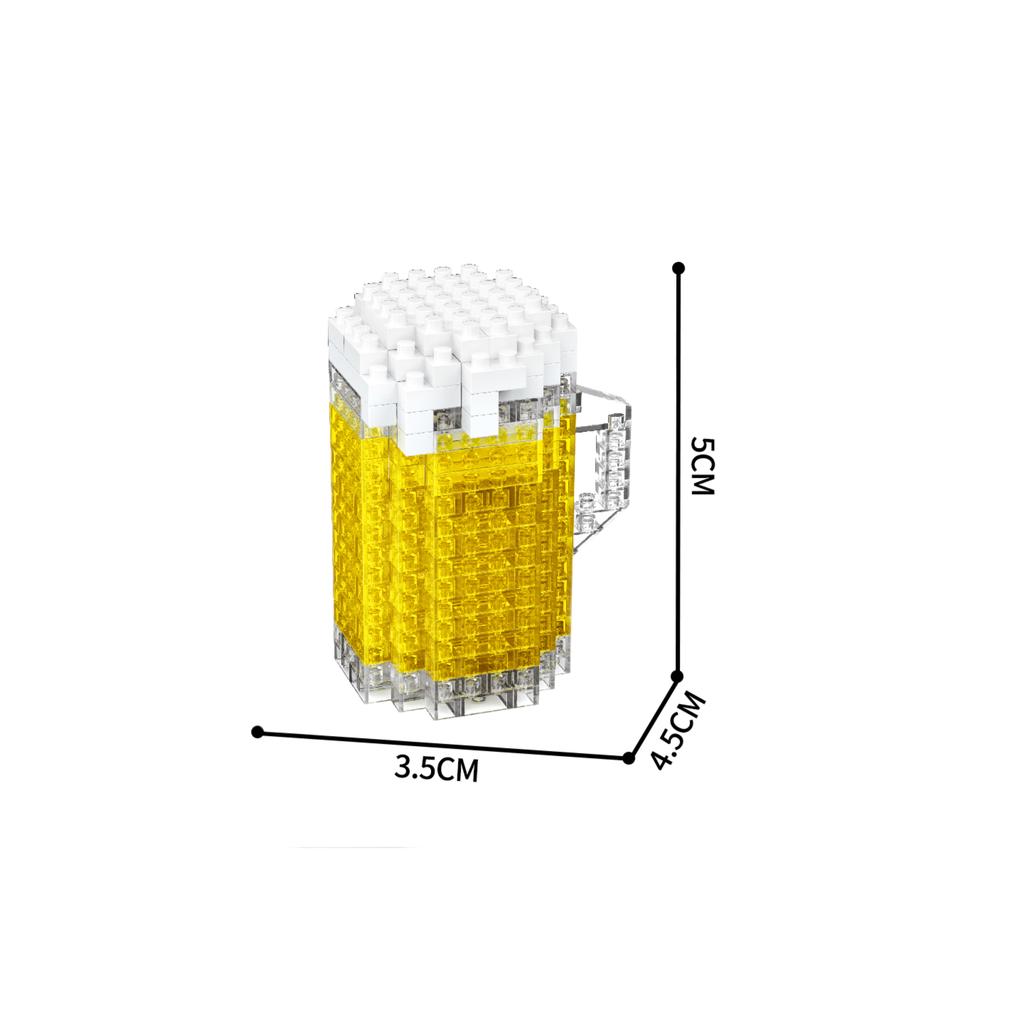 KNEW BUILT Картофель фри Кола Торт 16 видов разноцветной еды Микро Мини Строительные блоки Игрушки - Идеально для детского веселья Праздничные подарки