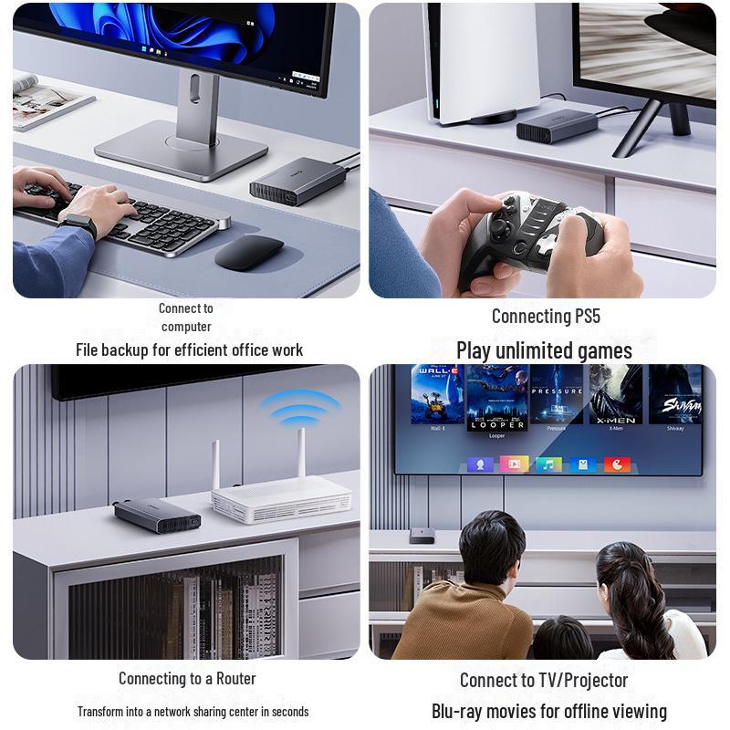 Корпус для мобильного жесткого диска ORICO 3,5/2,5 дюйма, внешний считыватель USB 3.0