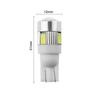 2 шт./10 шт. T10 светодиодные лампы 194 168 W5W 5630 6 SMD объектив, внутренняя лампа, белый габаритный фонарь для лицензии