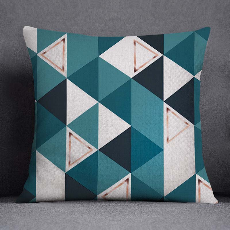 Новый темно-зеленый цветочный узор животного, украшение для дома, наволочка, современный простой квадратный офисный диван, декоративные чехлы для подушек