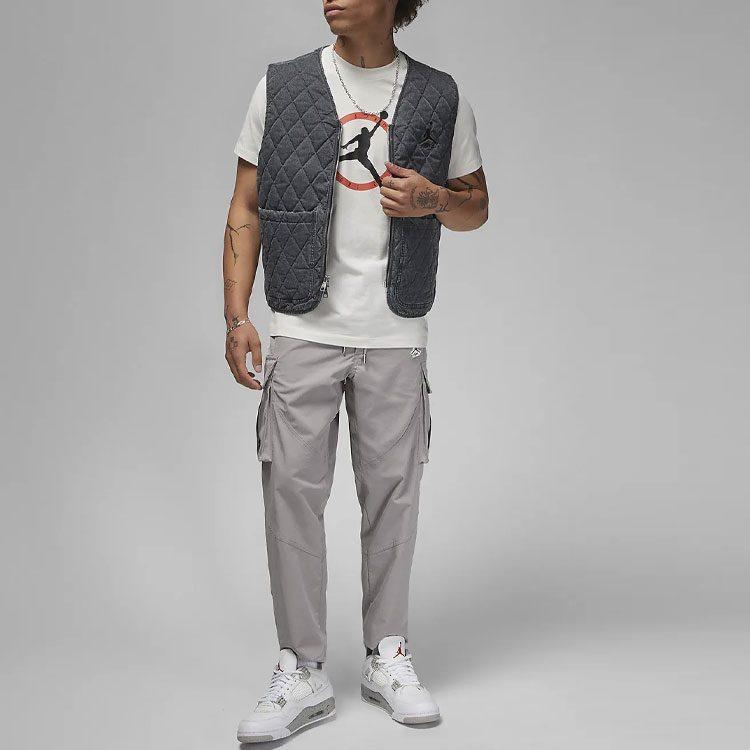 Jordan Flight Vests Men's Gray V Neck Moderate Other DV7565-010