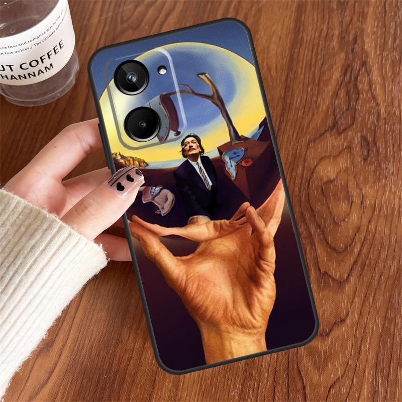 Salvador Dali Art For Realme 10 11 12 13 14 15 Pro Plus C65 C71 C75 C55 C63 C61 C53 C67 C35 GT6 GT7 Pro Case