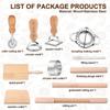 11-Pc Pasta Making Kit w/ Wooden Rolling Pin, Gnocchi Board, Dough Cutter, Dumpling & Ravioli Maker – Compatible with All Kitchens