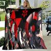 Super Clear 3D Naruto Bed Blanket Office Home Hiking Picnic Thick Quilt Fashionable Bedspread Flannel Blanket