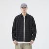 Japanese Plaid Long-Sleeved Shirt Men'S Loose Large Size Casual Versatile Tooling Jacket Retro Shirt Jacket Tide