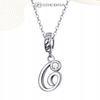 Charms Letter G Pendant Pr 925 Bead Cubic Zirconia Hanging Letter