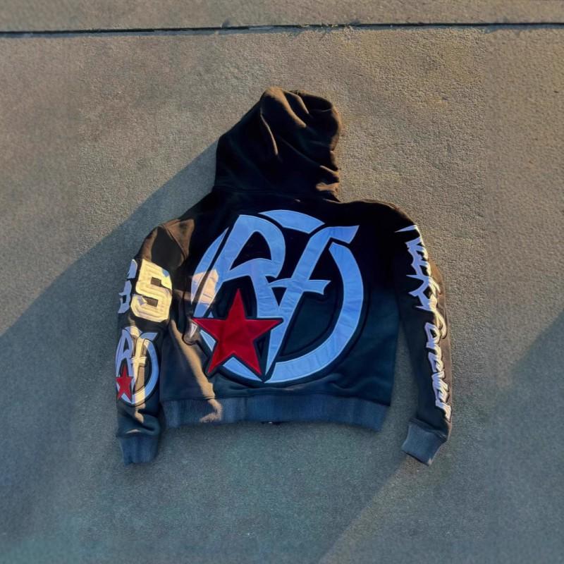 Unisex Streetwear Hoodie With 3D Digital Print Letter Design Loose Fit Hip Hop Style 2025