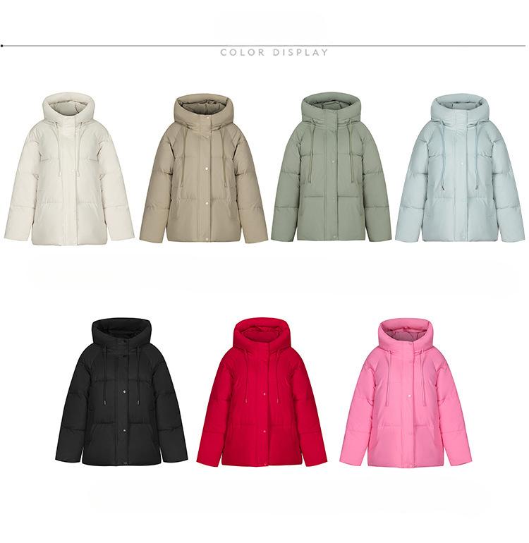 Women Jacket Winter Hooded Women's Cotton Coats Thickened Female Bread Clothes Comfortable and Youthful Outerwears
