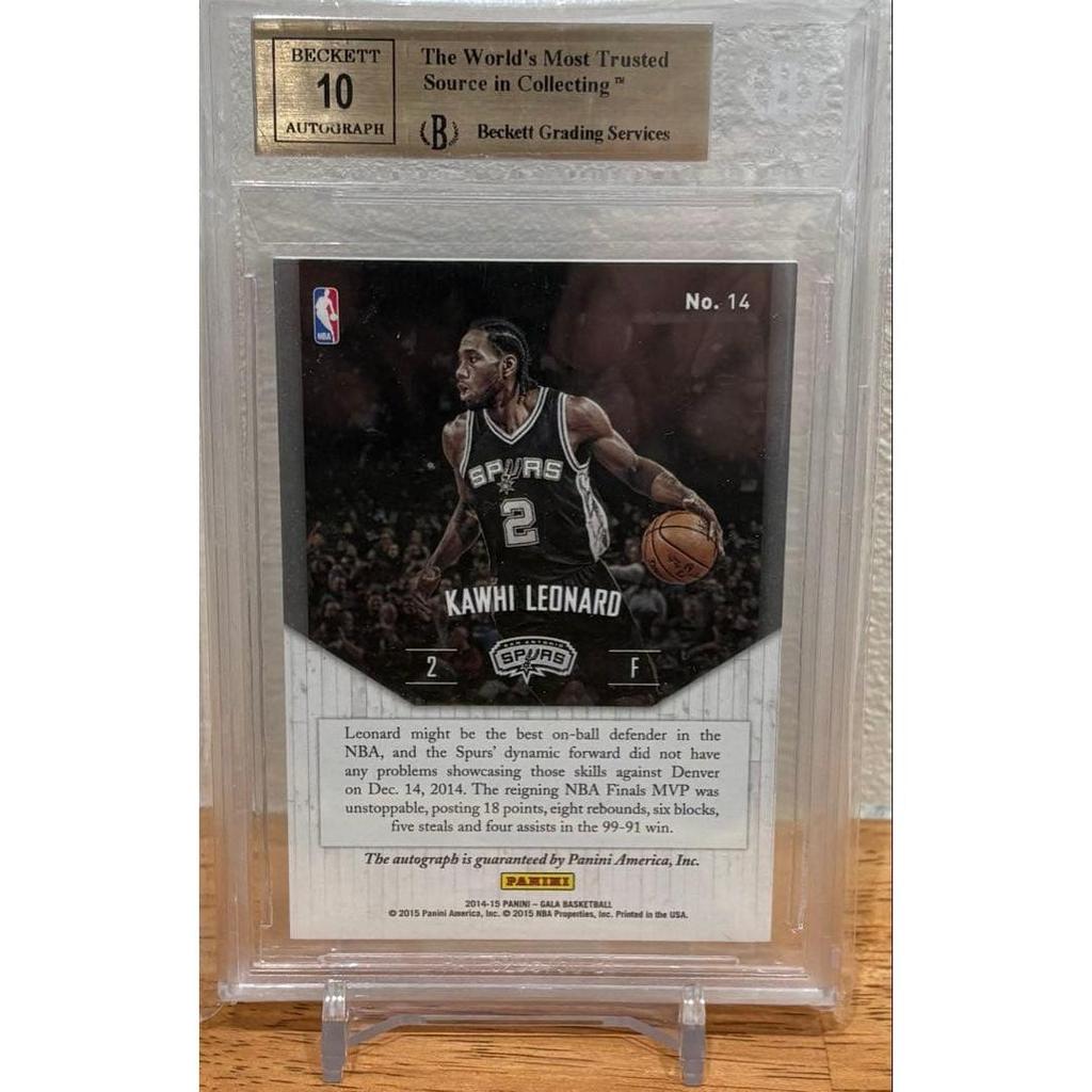 Used 【BGS9.5】Kawhi Leonard Toronto Raptors Trade