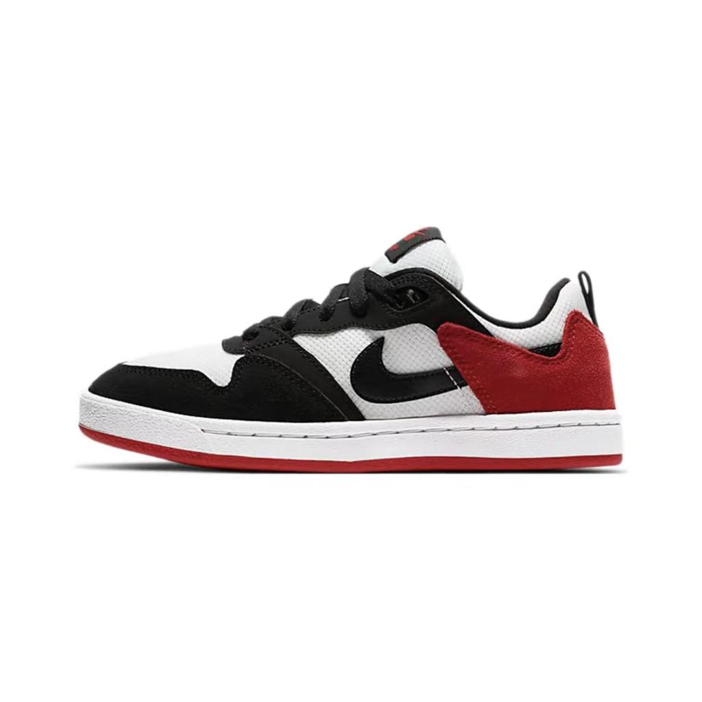 Nike SB Alleyoop Алый Износостойкие, Сбалансированные, Дышащие Низкие Скейтбордические Кроссовки Мужские Черный Красный CJ0882-102(Команда1730-)