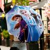 1pc Sturdy 8-Bone Auto Umbrella, Frozen Princess  Umbrella, Digital Printed, Foldable Umbrella for On-the-Go Outdoor Use