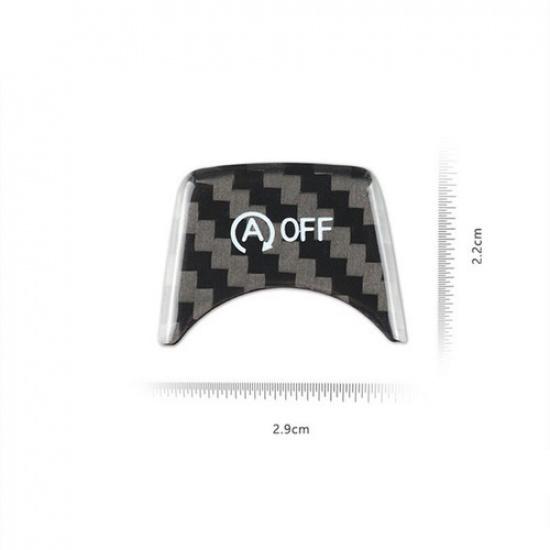 Real Carbon Fiber Car Front Start Button Cover Decoration For BMW 3 F30 13 15 17