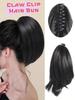 Синтетический коготь клип конский хвост наращивание 8 дюймов короткий вьющийся конский хвост накладные волосы для женщин повседневного использования