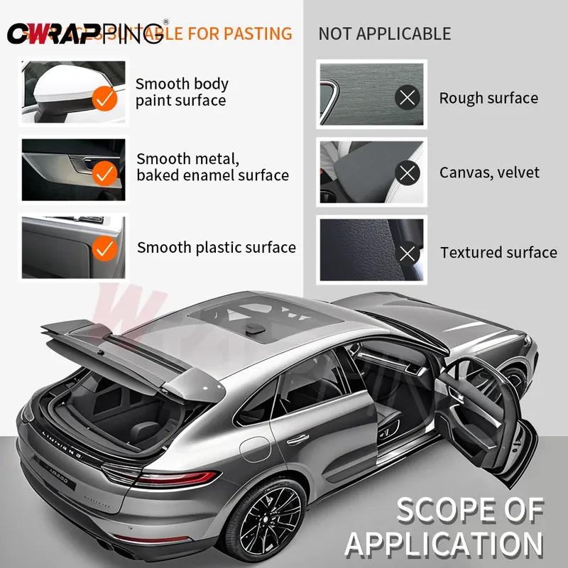 Body Wrap Film Bubble-free Forging Carbon Vinyl Personalized Decorative Stickers Suitable for Laptop Motorcycle Car Color Change