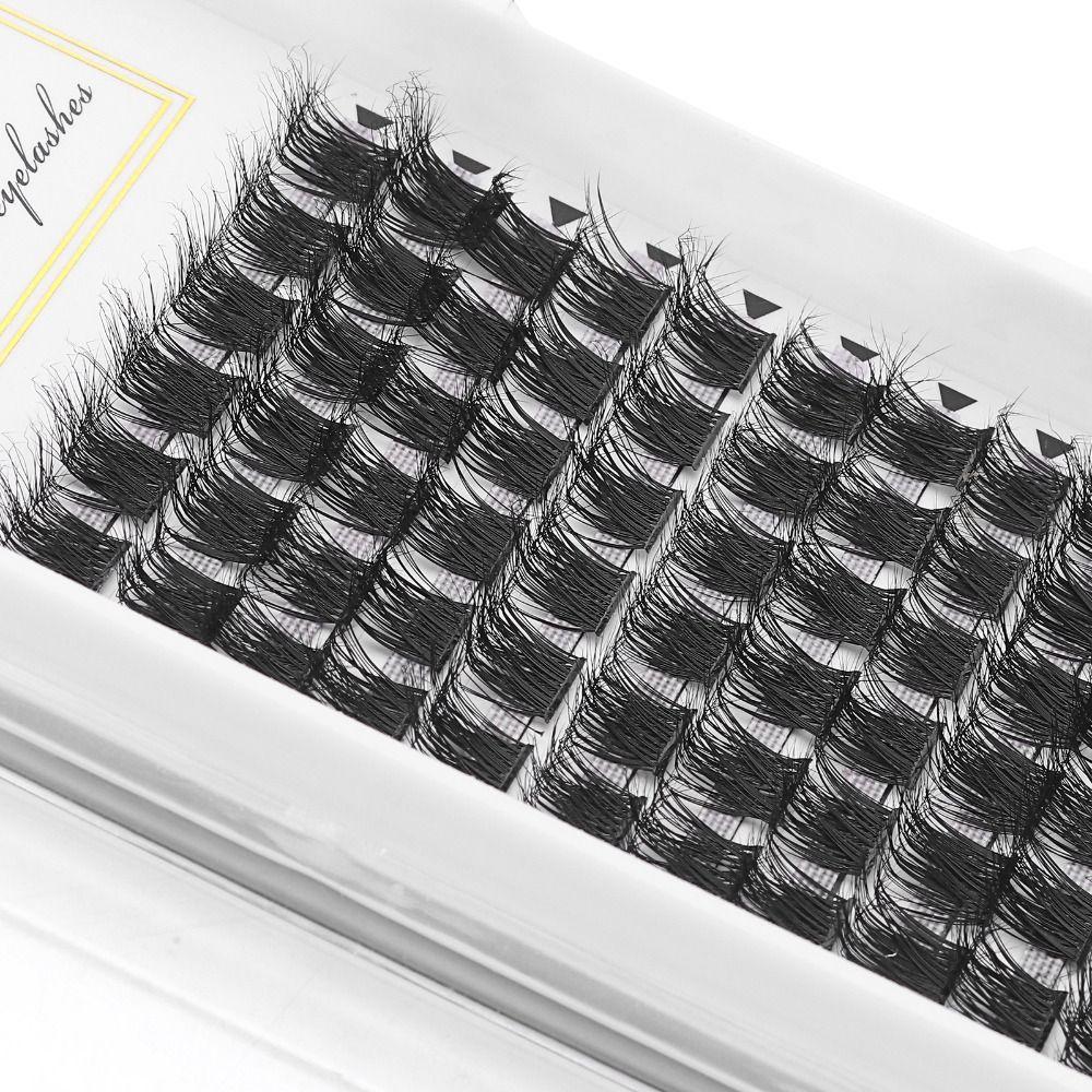 Faux Mink Lash Clusters Dramatic DIY Eyelash Extension Individual Cluster Lashes  at Home