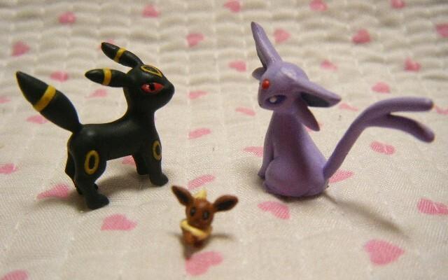 TAKARA TOMY 3D Энциклопедия SPECIAL 03 Набор фигурок из 3 Покемонов ~Издание Легендарных Покемонов~ [Иви, Эспеон, Умбреон]