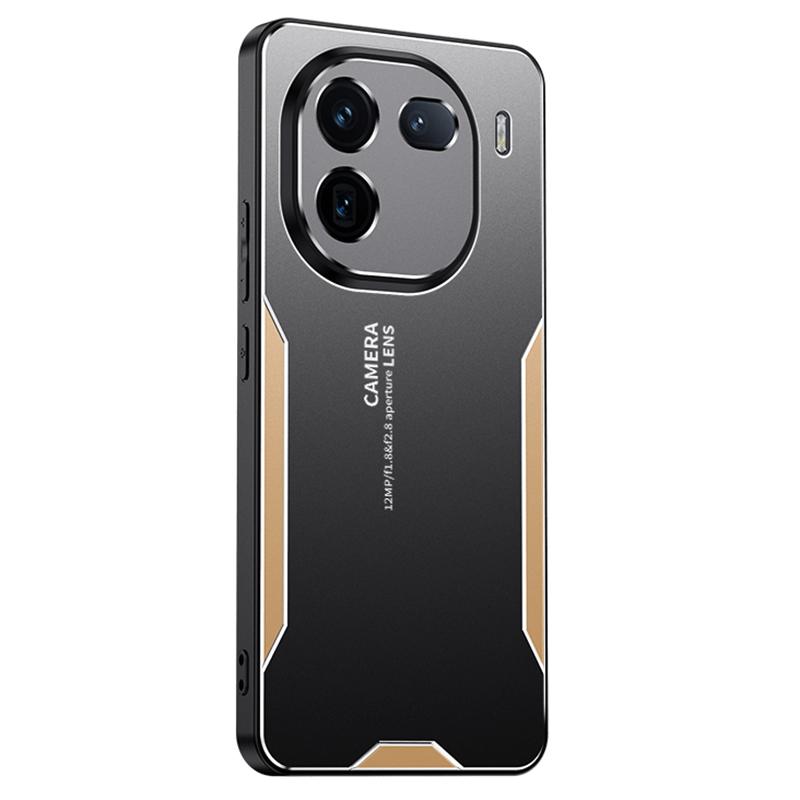 Для vivo iQOO 12 Pro 5G Металлический чехол Алюминиевый сплав+ПК+ТПУ Чехол для телефона Противоударный Защитник