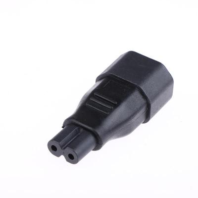 2 шт. Адаптер IEC 320 C14 на C7, 3-контактный на 2-контактный, Штекер на Розетку, AC-преобразователь, Разъем питания для чайника, телевизора, Адаптер-розетка