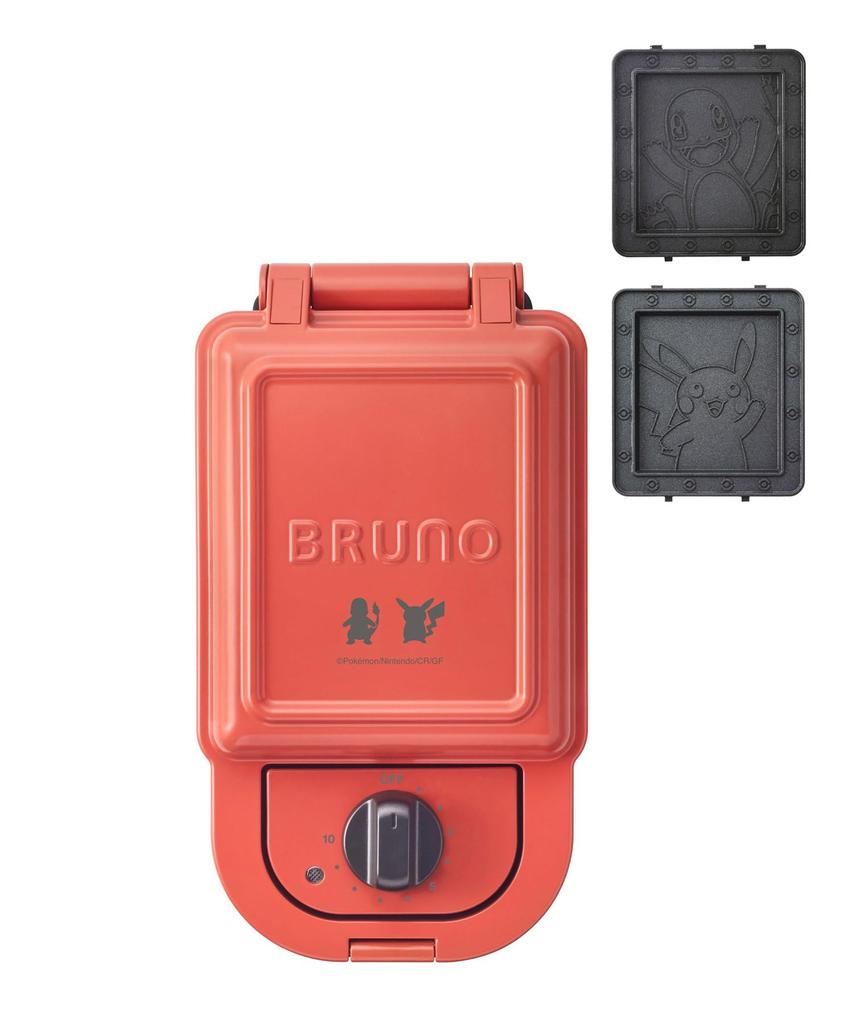 BRUNO Pokemon Hot Sand Maker Одинарный электрический Ухо Горящий Компактный Подарок Синий Пикачу Чармандер Красный BOE131-RD