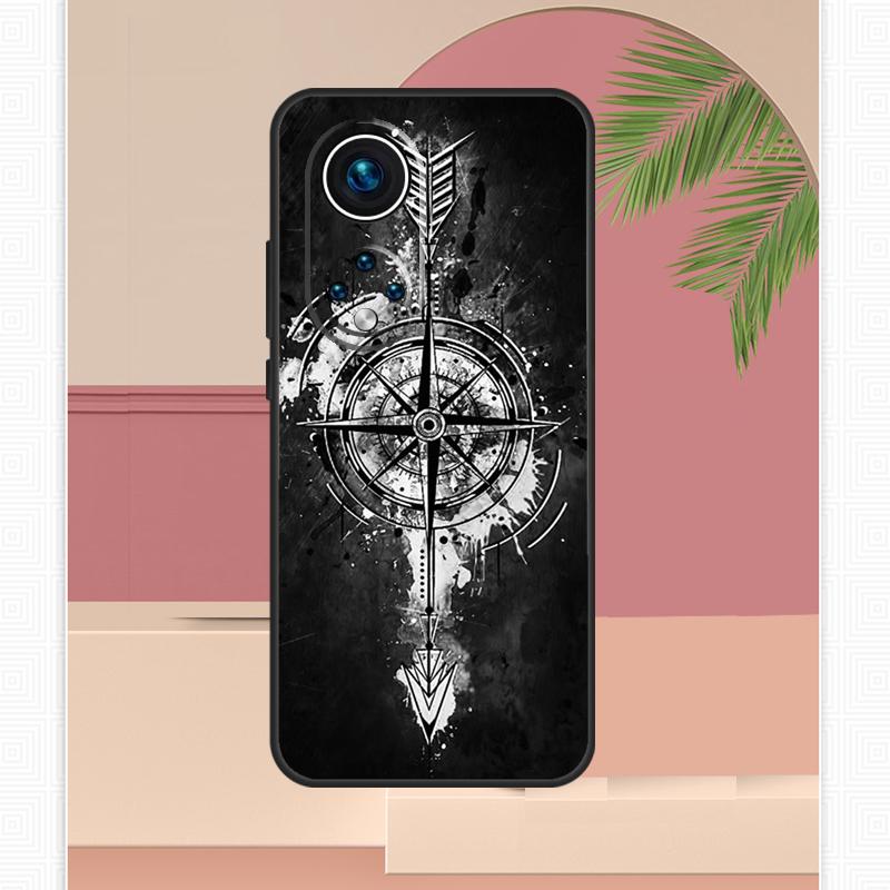 Чехол-кейс с компасом и картой мира в морском стиле для Honor Magic 5 6 7 8 Pro Honor X9c X9b X9a X8b X8a X8c 50 70 90 400 200 Lite