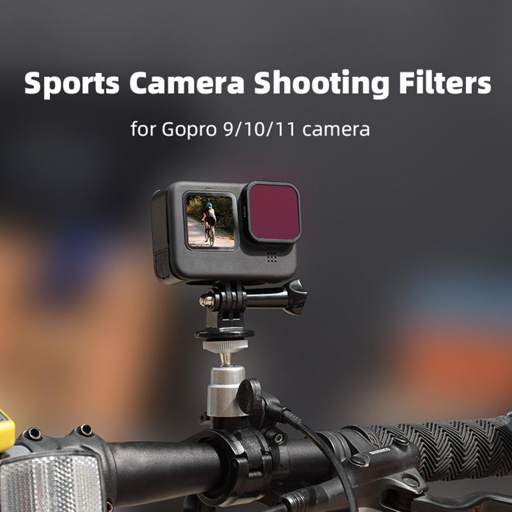 Sports Camera Lens Filter Quick Installation Camera Lens Protection Waterproof Accessories /CPL/ND8/16/32 for Gopro 9/10/11