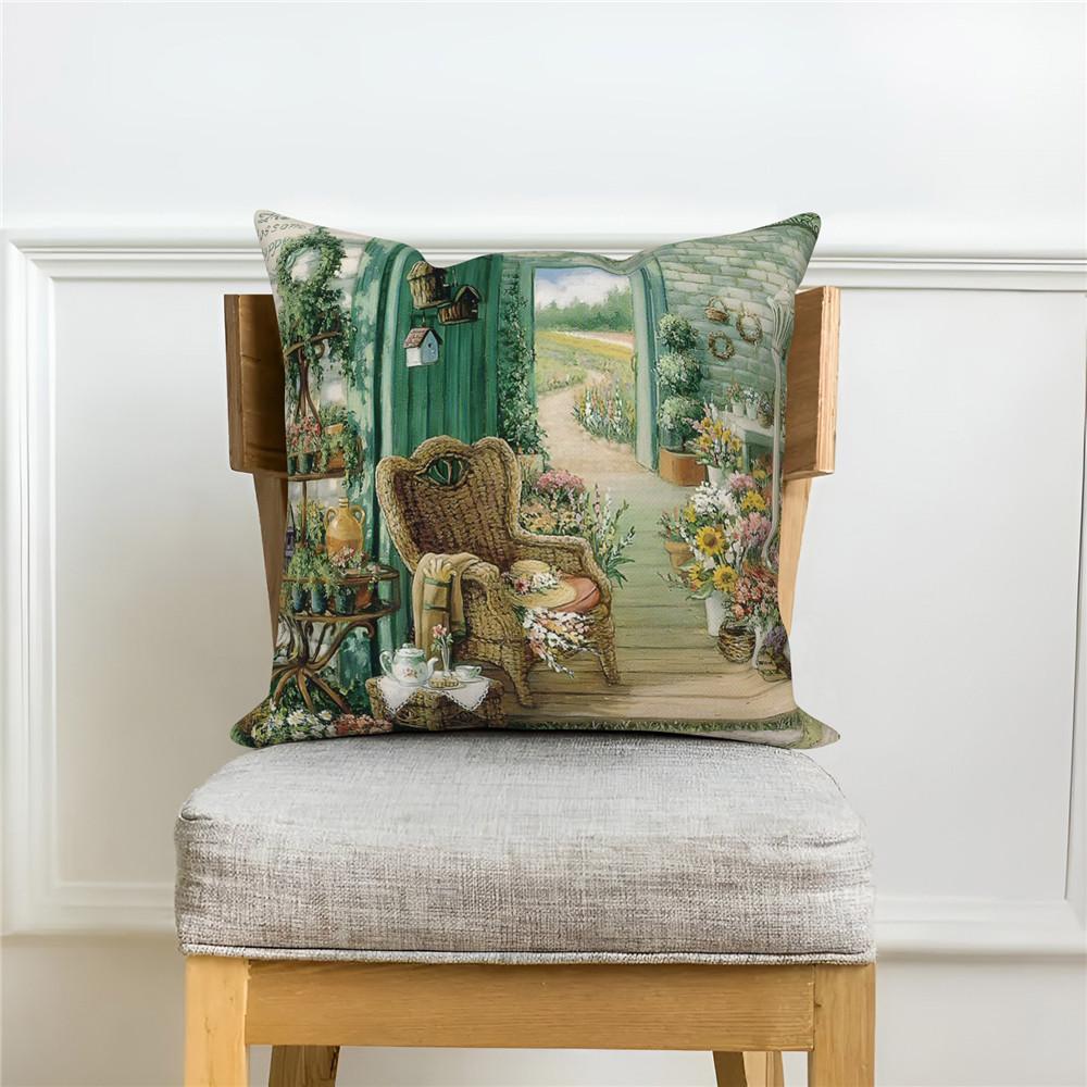 Декоративная наволочка для домашнего декора, дивана, декоративная подушка для садового цветка, фермерского дома