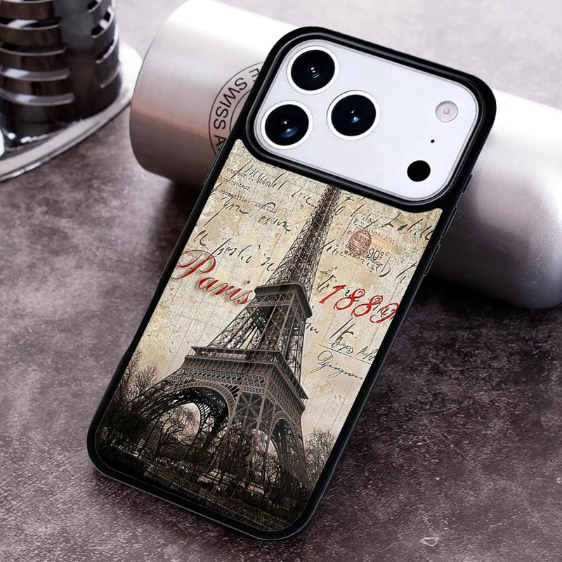 Чехол для телефона Эйфелева башня Париж Для iPhone 17 16 15 14 13 12 11 Pro Max Plus 17Air Мягкий силиконовый чехол