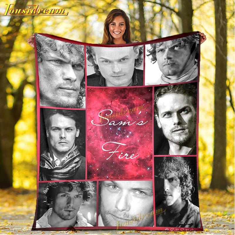 Пледы Outlander Печать Война Любовь Плед для дивана Плед из сериала Аниме Пледы Мягкие Покрывало Плед-бросок Подарок