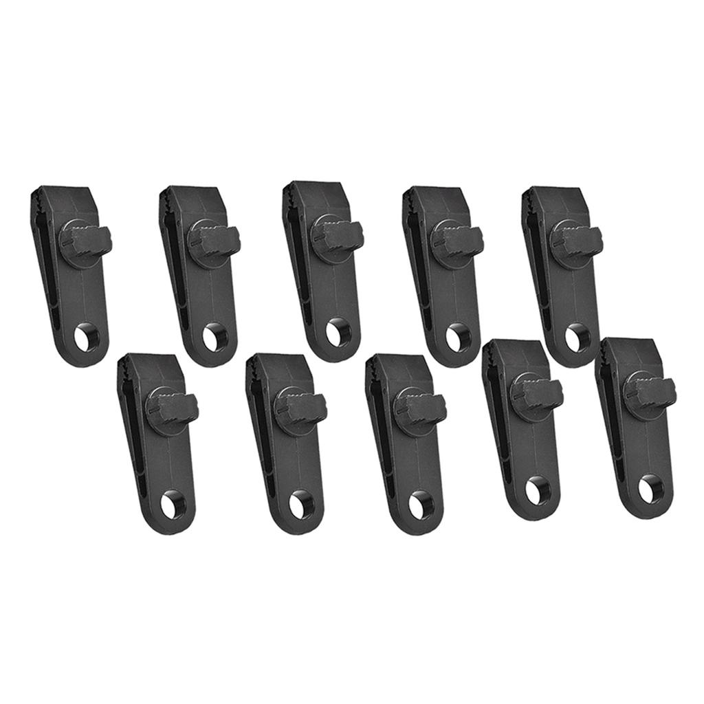 10Pcs Tarp Clips Heavy Duty Lock Grip Tarp Clamps Pool Cover Clips Tent Fasteners Holder for Awnings, Outdoor Camping