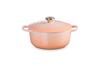 Литая эмалированная кастрюля Le Creuset Signature Cocotte Ronde 20 см, совместимая с газовой духовкой IH, японская [Авторизованный продукт]