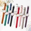 Trendy Unisex Simple Ladies Watch Casual Leather Belt Quartz Clock Wristwatches Small Dial New Women Girl Fashion