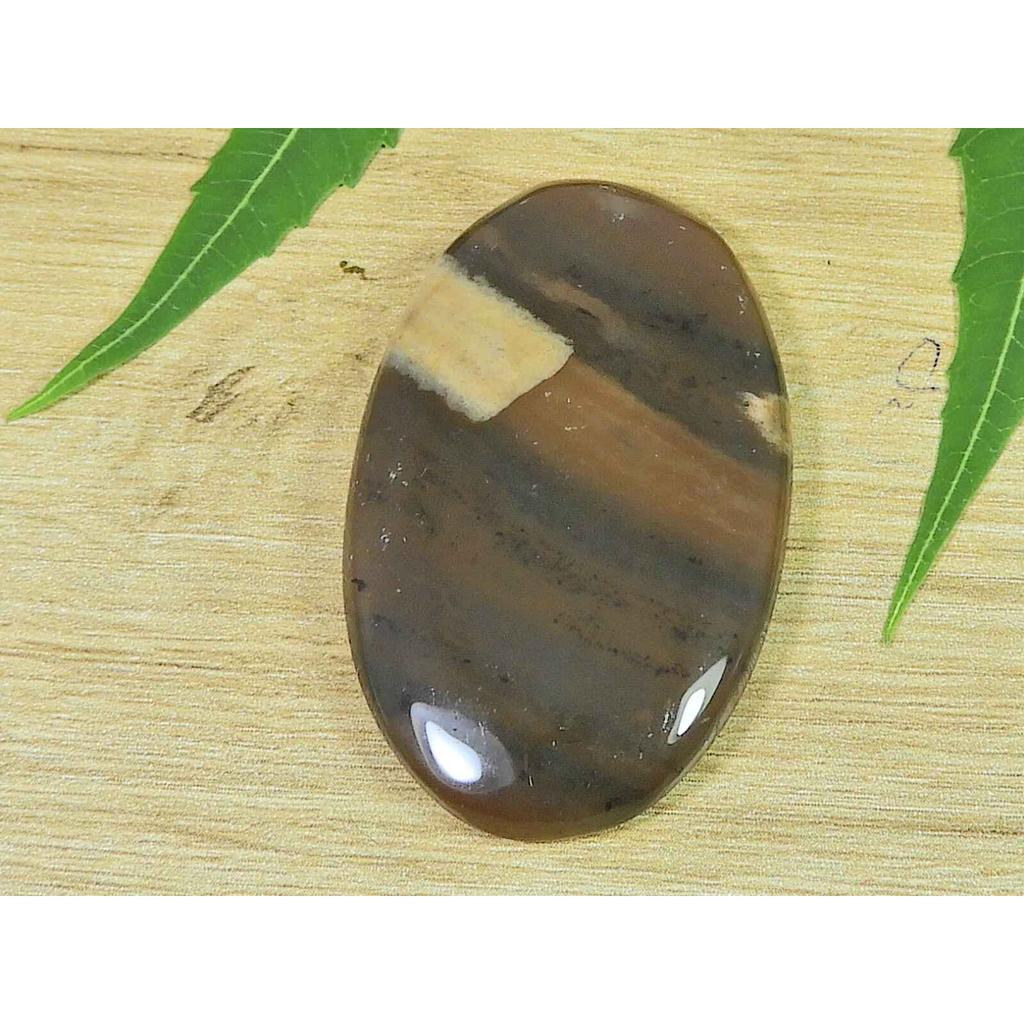 29X47X06MM натуральный медовый дендрит овальной формы кабошон россыпью драгоценный камень 63 карата. СК-3453