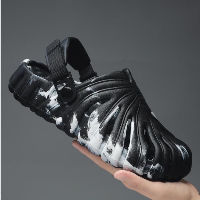 Тапочки Monstera для мужчин Тапочки с пальмовыми листьями Нескользящие пляжные тапочки для ванной Шлепанцы с тропическими листьями Летние тапочки-подушки