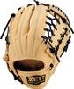 ZETT Soft Steer Baseball Pastel Brown X Black Size 5 Glove, All-Around, Left-Handed Throw, (3219), (BRGB35530F)