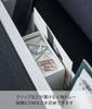 Yamazaki Jitsugyo Slim Desk Organizer White W50 x D5 x Tower Storage Box Desk Storage 5985 Approx. H8.2cm