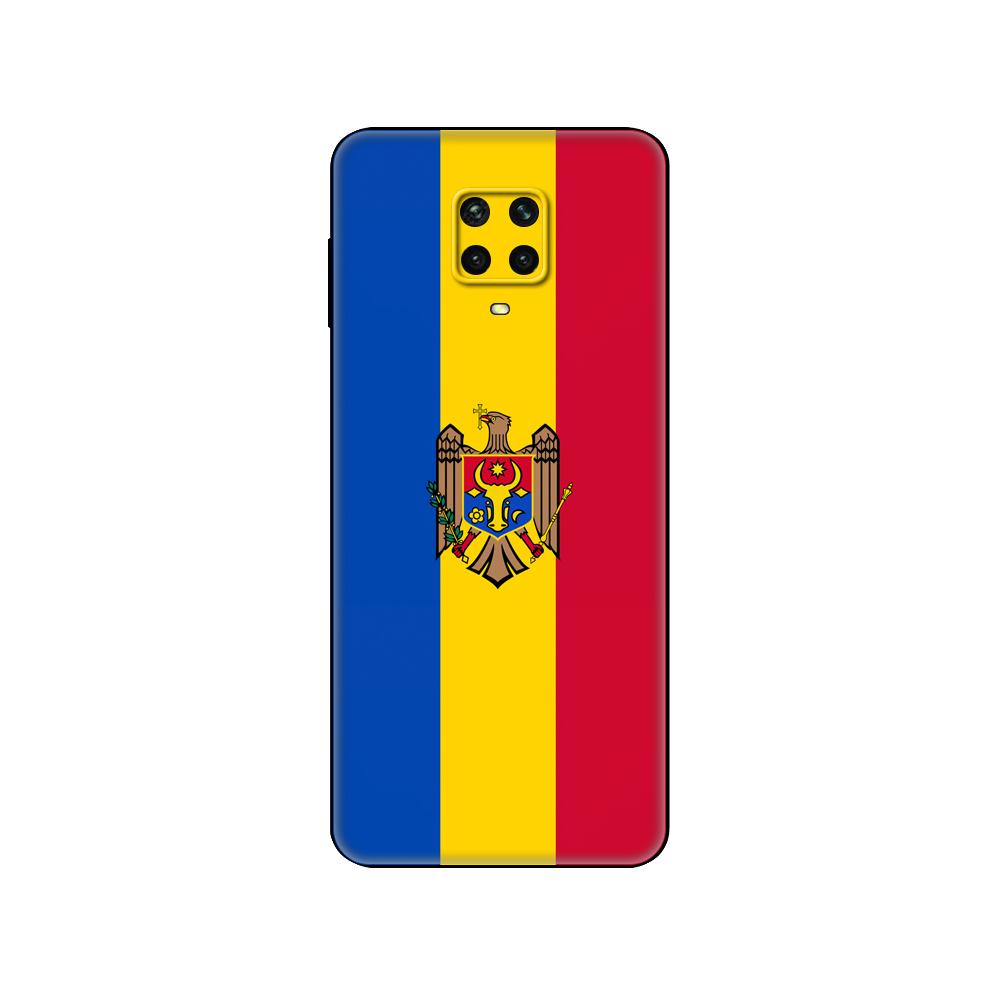 Черный чехол из ТПУ для Xiaomi Redmi 7A 8 8A 9 9A 9C чехол Redmi Note 8T 8 Pro T Note 9 9S 9 Pro чехол с флагом Молдовы